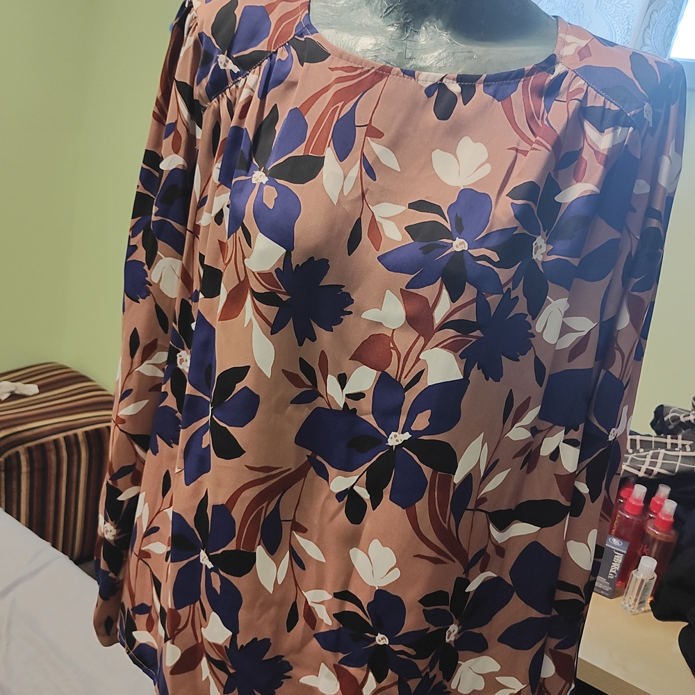 RIXO Multicolor Floral Blouse